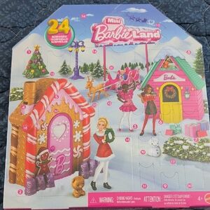 Barbie Land Mini Advent Calendar with Pink and Red